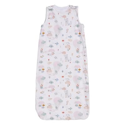 Tinéo - Gigoteuse 9-36 Mois Réglable - Sac de Couchage Bébé - Fille et Garçon - TOG 0.5 - Gigoteuse Été - Turbulette 100% Coton - 80-100x48cm (Balloons)