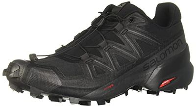 SALOMON Speedcross , Scarpe da escursionismo, Donna, Nero Black Black Phantom, 41 1/3 EU