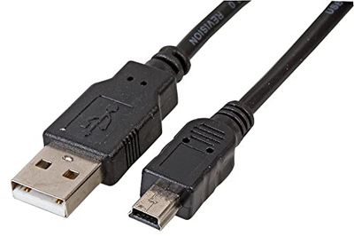 Pro Signal PSG91713 USB 2.0 A Male to Mini B Male Lead, 0.2m Black