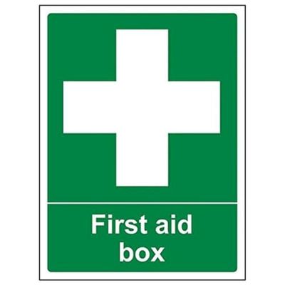 VSafety 31004AN-S Lot de 3 panneaux de premiers secours portrait 150 mm x 200 mm