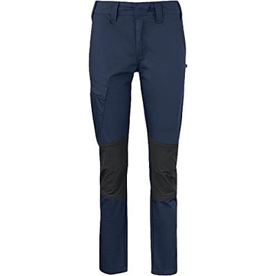 Texstar WP43 - Pantaloni da donna Tech Stretch taglia W36/L34, colore: blu marino