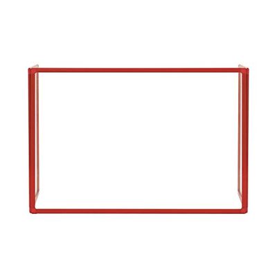 Bi-Office Trio Glass Board, Triple Glass Board with Red Aluminium Frame, 120 x 90 cm and Two 60 x 90 cm Boards