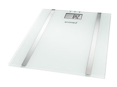 ecomed BS-70E, digitale weegschaal voor lichaamsanalyse tot 150 kg, personenweegschaal voor het meten van lichaamsvet, lichaamswater, spiermassa