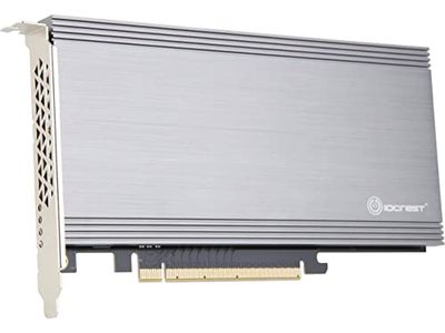 I/O CREST SI-PEX40129 Dual M.2 NVMe Ports to PCIe 3.0 x16 Bifurcation Riser Controller - Support Non-Bifurcation Motherboard