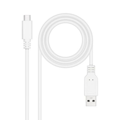 Watio Wave USB-kabel, USB 2.0 type USB-C naar USB-A, 0,5 m lengte, ondersteunt tot 3 A, ideaal voor opladen en gegevensoverdracht