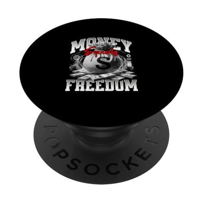 Streetwear Money Freedom - Estética urbana audaz PopSockets PopGrip Adhesivo