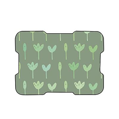 Bonamaison, Digitaal bedrukte muismat, antislip onderkant, voor kantoor en thuis, afmetingen: 22x18 cm
