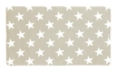 WENKO Tapis de baignoire Stella taupe - Tapis de baignoire antidérapant avec ventouses, Plastique (TPR), 40 x 70 cm, Taupe