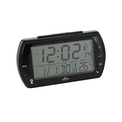 LecWec Reloj Despertador, Negro, pequeño/normall