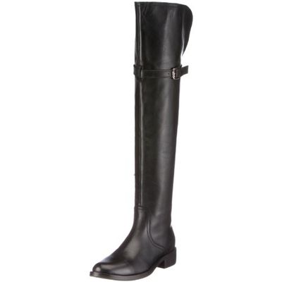 Buffalo London 111552 LONG 2 N COW BLACK 01 - Stivali da donna, Nero 01, 36 EU