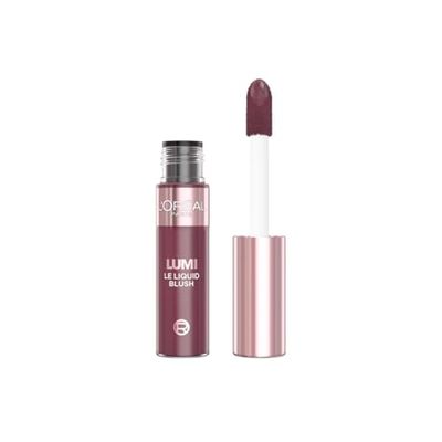 L'Oréal Paris Blush liquide avec une couleur fraîche et chatoyante, pour tous les types de peau, brillance intense, Lumi Le Liquid Blush, Glowy Cool Berry 645, 10 ml