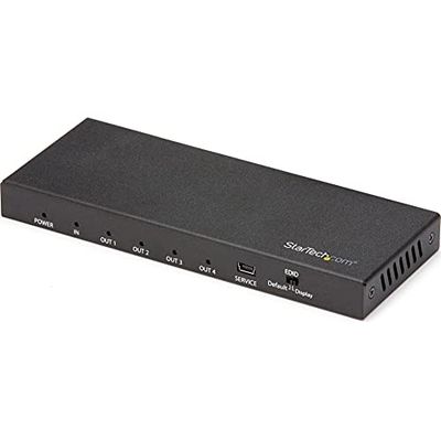 StarTech.com HDMI splitter - 4 poorts - 4K 60Hz - 1x in 4x uit HDMI splitter