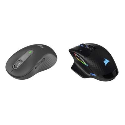 Logitech Signature M650 L & Corsair Dark Core RGB Pro SE