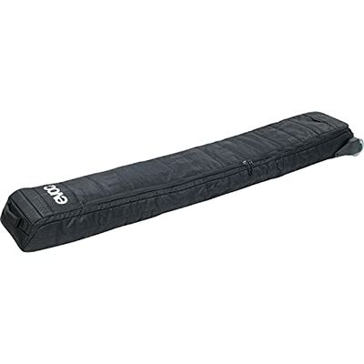 EVOC SKI ROLLER Skitas Reistas (opvouwbaar, geschikt voor maximaal twee paar ski's, verwisselbare skate-wielen voor stil en soepel rollen, robuust materiaal, maat: L), zwart