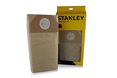 Stanley Sacs Filtrants en Papier 20 l pour Aspirateurs Solides et Liquides Havane