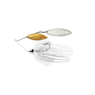 War Eagle Nickel Frame Spinnerbait Esca artificiale da pesca, Unisex - Adulto, War Eagle WE38NWH01S War 3/8 Dwl/H Nf White Silver, Bianco e argento., 3/8 oz.