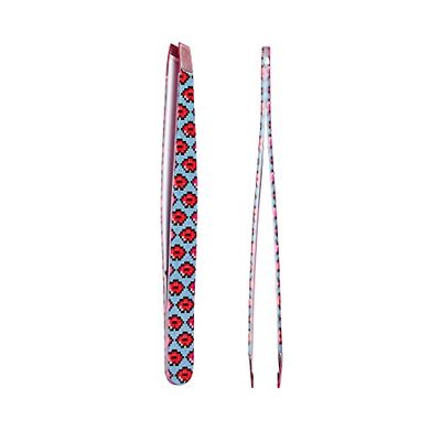 3INA MAKEUP - Tweezers - Pince à épiler à sourcils - Pince à épiler pour façonner les sourcils - Pointe biseautée de haute précision - Acier inoxydable - Vegan - Cruelty Free