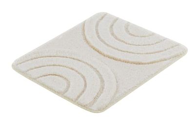 Liten moln badmatta, polyakryl, sandbeige, 55 x 65 cm