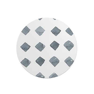 Questo Casa, Tapis de Souris Rond imprimé numérique avec Fond antidérapant pour Bureau et Maison Diamètre 22 cm