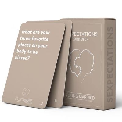 Dear Young Married Couple SEXPECTATIONS Card Deck - Conversation Starters for Couples - 52 Intimacy Questions - Fun Marriage Game - Ages 216+