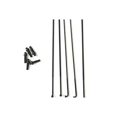Massi Pack 5 Radio+écrou X-Tech 50 264 mm Accessoires vélo Mixte, Multicolore