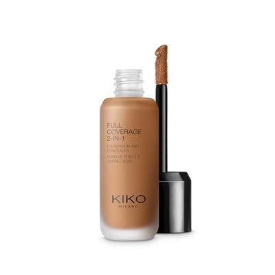 KIKO Milano Full Coverage 2-In-1 Foundation & Concealer 03 Wb110, 2 In 1 Foundation And Concealer, Superior Coverage