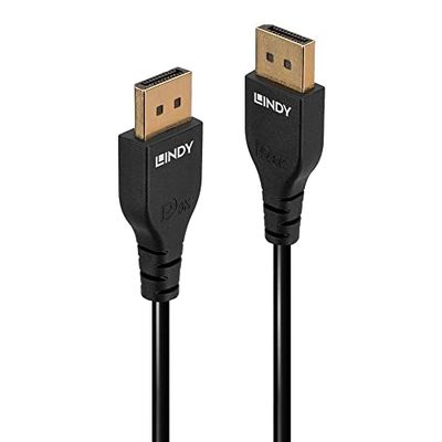 LINDY 36461 DisplayPort 1.4-kabel, 1 m, slank