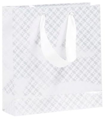Clairefontaine 223756Cpack - Un lot de 5 Petits Sasc Cadeaux Premium - Format Pocket - Dimensions : 12x4,5x13,5cm - 170g - Motif : Rayures Blanches - Idéal Pour : Parfum, Livre Poche, Jeu Société