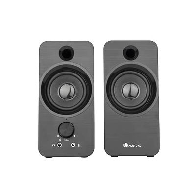 NGS SB350, Haut-Parleur pour PC de 12 Watts avec Connexion USB, Noir