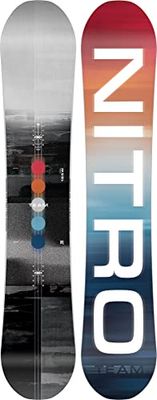 Nitro Snowboards Herr Team GULLW.Wide BRD ´23, Freestyleboard, Directional Twin, Gullwing Rocker, all terräng, Wide, för stora fötter
