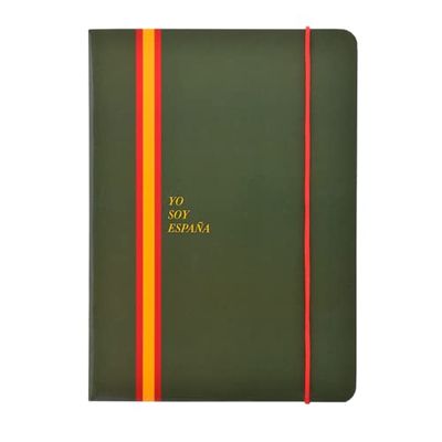 Yo Soy España Espaprint Notitieboek, middelgroot, olijfgroen