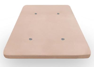 HOGAR24 ES | Base Tapizada en Tejido 3D Color Beige con Válvulas de Transpiración | Patas No Incluidas | Medida: 105x200 cm