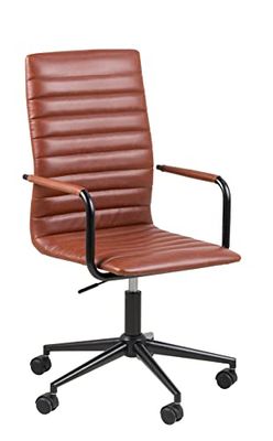 AC Design Furniture Winifred Bureaustoel, B: 45 x D: 58 x H: 103 cm, PU, cognac