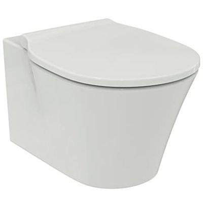 Ideal Standard T542301 - Set WC Connect Air, con tecnologia innovativa di risciacquo AquaBlade con sedile WC Softclose (abbassamento automatico), colore: Bianco
