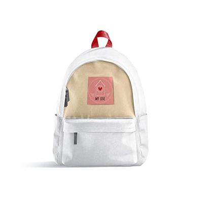Bonamaison Unisex TRGCBP101943-R ryggsäckar, flerfärgad, 43 x 30 cm
