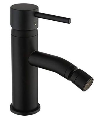 Paini - Diana Rubinetto Miscelatore Bagno Monocomando per Bidet in Ottone, Finiture Nere e Opache, Design accattivante, Interamente Prodotto e Lavorato in Italia