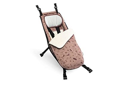 Croozer, Babysitz Winter-Setred Patterned, Nanna Bag Kit For Trailer, Red, Unisex-Adult