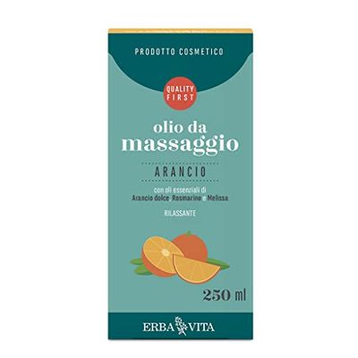 Erba Vita Olio Massaggio Arancio - Flacone da 250 ml