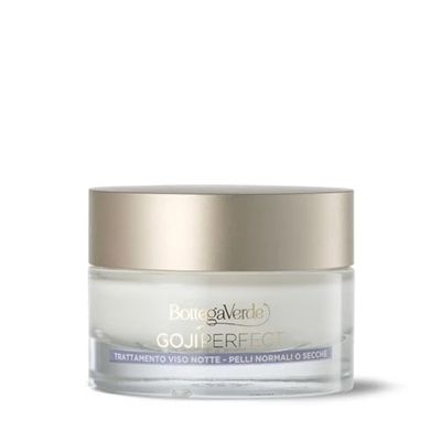 Bottega Verde, Goji Perfect - Zabieg na noc - intensywny przeciwutleniacz zmarszczek - z PRO-Retinolem i ekstraktem Goji (50 ml) - skóra normalna lub sucha