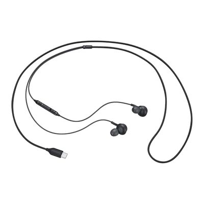 SAMSUNG auricolari EO-IC100 con connettore di tipo USB-Type C, suono AKG, Nero