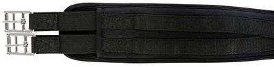Sangle de selle en mousse à mémoire de forme Noir 115 cm