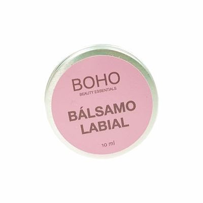 BOHO Beauty Essentials | Bálsamo Labial Bio con Ingredientes Naturales: Karité, Babassú y Aloe Vera | Hidratación Profunda y Protección | 6 Meses PAO