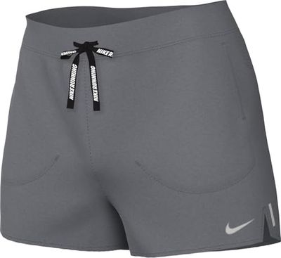 Nike Pantaloncini da Running da Uomo con Slip Flex Stride (Ca. 12,5 Cm), Smoke Grey/Smoke Grey/Reflective Silv, CJ5453-085, M