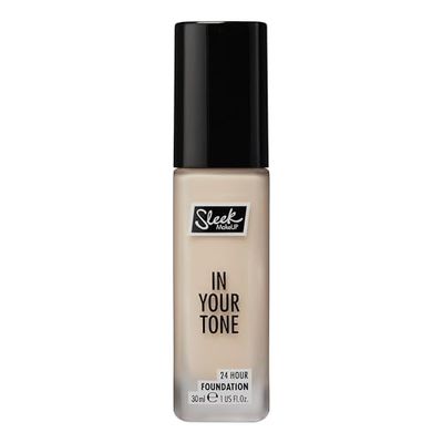Sleek MakeUP In Your Tone 24 Hour Foundation, Medium Buildable Coverage in 30 Shades, Semi-Matte Flawless Finish, 1N, 30ml