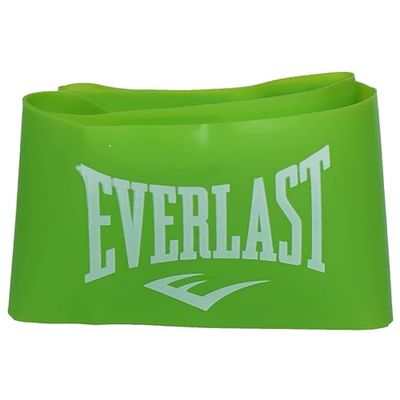 Ab. Light Resistance Loop Band of Size 500mm Length, 50mm Width, 0.4mm Thickness | Green | Material : Natural Latex Rubber | For Yoga, Workout, Aerobics and Home Exercise Stretch Resistance Band