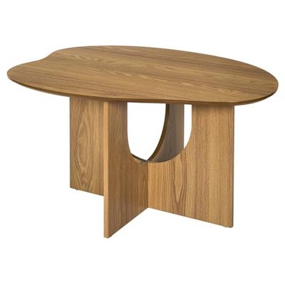 HOME DECO FACTORY, HD7388, współczesny stolik kawowy Calypso, elegancki i praktyczny design, zintegrowane miejsce do przechowywania, idealny do salonu, łatwy w utrzymaniu, 80x42x60 cm, brązowy