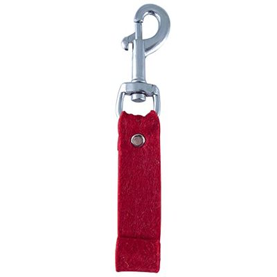 PFIFF 102918 Gertenhouder van vilt, zadelhouder voor sleep, rood, eenheidsmaat