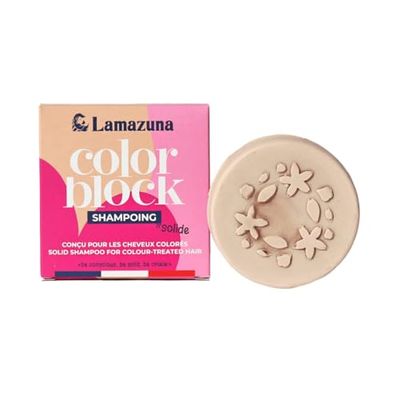 Shampoing Solid Pour Cheveux Colorés, Huile de Cerise and Powder Powder, 70 ml
