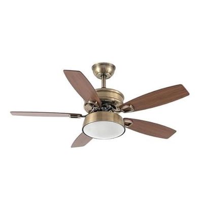 Brightium Ventilator DC 30 W met 5 vleugels, 6 snelheden, 3 kleuren, afstandsbediening, geheugen en timer, ideaal voor het verfrissen van omgevingen.