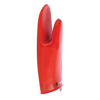 Mastrad F82315 - Guantes de Silicona y algodón (29,3 x 13 x 3 cm), Color Rojo